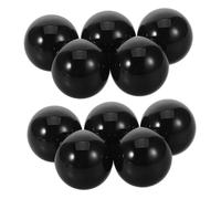 FRCOLOR 10pcs Leakproof Perfume Bottle Round Cap Replacement for Spray Heads Abs PP Material Ball Topper Covers Elegant Black Lid for Secure Sealing and Fragrance Preservation