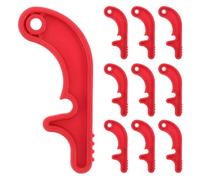 FRCOLOR 10pcs Lightweight Plastic Wheelchair Folding Safety Lock Latch Easy Installation Wheelchair Spare Folding Lock Part for Home Care and Rehabilitation Facilities