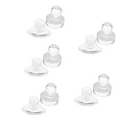 FRCOLOR 10pcs Makeup Powder Repairing Tool Eyeshadow Stamp Round Shape Press Tool Diy Eye Shadow Stamper Pressing Seal