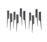 FRCOLOR 10pcs Mens Hair Comb Professional Barber Tool Antistatic Heat Resistant Salon Cutting Comb