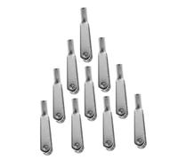 FRCOLOR 10pcs Metal Self-Locking Clips for Rc Fixed Wing Planes and Helicopters Precise Control Aviation Model Accessories for Rod Linkage and DIY Projects