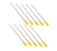 FRCOLOR 10pcs Metal Triangle Mallets Dinner Bell Percussion Strikers Iron Rhythm Hammers for Classroom Festival Outdoor Music Instruments