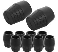 FRCOLOR 10pcs Microphone Stand Foot Pads Protector Caps Portable Rubber Cover for Instruments Fit Durable Protection Acoustics for Recording Studios and Live Performances
