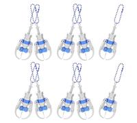 FRCOLOR 10pcs Mini Claw Machine Pendants Colorful Plastic Grabbing Claw Charms for Keychain Bags Handbag Decoration Lightweight Gripper Accessories