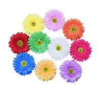 FRCOLOR 10pcs Mixed Sunflower Hair Clips Beach Hairpin Decorative Flower Hairpins for Women Girls Fashion Headband Accessories