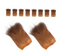 FRCOLOR 10pcs Natural Palm Bark Wrap Sheets for Aquarium Decoration and Outdoor Landscaping, Lightweight and Maintenance-free Brown Palm Tree Bark with Realistic Appearance, Easy to Cut