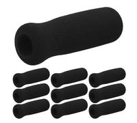 FRCOLOR 10pcs Non-slip Cane Handle Cushion Covers Soft Sponge Crutch Grip Pads Comfortable Padded Replacement for Elderly Walking Sticks and Crutches Easy to Install for Secure Outdoor Use