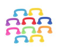 FRCOLOR 10PCS Phones for Language Development Auditory Feedback Speech with Realistic Call Simulation Safe Rounded for Home Classroom Outdoor Pronunciation Training