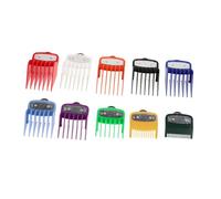 FRCOLOR 10pcs Professional Hair Clipper Replacement Guides Stainless Steel Cutting Guides for Hair Clippers Fit for Personal Barber Use
