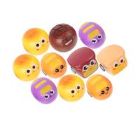 FRCOLOR 10pcs Pull Back Cars Bread Shape Cartoon Friction Powered Vehicles Battery Boys Party Favors and Early Play Activities