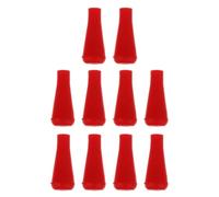 FRCOLOR 10pcs Red Rubber Archery Arrowheads Tips for Archery Practice and Training Suitable for Wooden Arrow Shafts in Targeting
