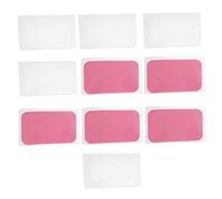 FRCOLOR 10pcs Reusable Silicone Lash Lift Pads Lightweight Eyelash Extension Grafting Strips for Women Beauty Salon Use Comfortable Adhesive Mat Pink and Transparent