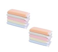 FRCOLOR 10pcs Reusable Sponge Scrubber Dishcloths for Kitchen and Sinks with Powerful Scrubbing Surface and Gentle on Hands, Suitable for Cleaning Other Surfaces Within The Home Random Random Color
