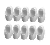 FRCOLOR 10pcs Scale Dollhouse Bathroom Furniture Realistic Public Restroom Scene Accessories for DIY Architectural Models and Creative Displays