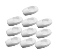 FRCOLOR 10pcs Scale Miniature Urinal Models for DIY Architectural Table Projects Handcrafted Micro Dollhouse Bathroom Decor Realistic Public Toilet Accessories for School Crafts