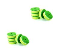 FRCOLOR 10pcs Scrub Sponge Multi Functional Double Sided Dish Cleaning Sponge for Kitchen Non-Slip for Dish Washing and Cleaning Tasks Random Color