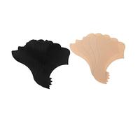 FRCOLOR 10PCS Self Adhesive Pickguard Stickers for Acoustic Guitar Black Transparent Bird Patterns for Strumming Easy Installation Replacement for Old Plates