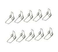 FRCOLOR 10Pcs Silver Trumpet Watergate Key Draining Springs Replacement Sturdy Accurate for Trumpet Valve Repair Accessories