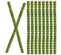 FRCOLOR 10pcs Simulated Flower Cluster Ornament Yellow Plastic Miniature Flowers for Home Decor, Easy to Clean and Reusable, for Shadow Box Scene Or Small Ornamental Garden