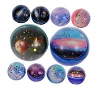 FRCOLOR 10pcs Small Indoor Bouncy Balls Elastic Stress Relief for Adults Portable Lightweight Super Bouncy Sensory Balls for Relaxation and Fun Play