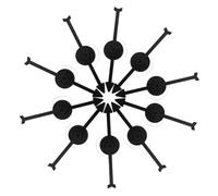 FRCOLOR 10pcs Suction Cup Game Arrows for Board Games Turntable Indicators for Classroom Teaching Party Activities Smooth Rotating