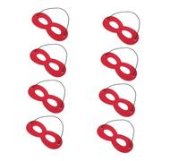 FRCOLOR 10pcs Superhero Eye Masks for Felt Costume Accessories for Themed Birthday Parties Mystery Design for Dress Up and Roleplaying Comfortable Party Favors