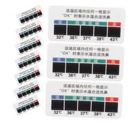 FRCOLOR 10pcs Temperature Measuring Strips with Adhesive Backing and Liquid Crystal Display for Nasal Saline Suitable for Household Nasal Irrigation