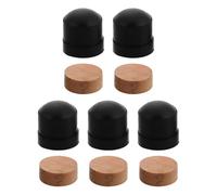 FRCOLOR 10pcs Trombone Water Key Slide Rubber End Bumper and Valve Cork Pad Kit with Support Rubber Feet for Easy Installation Complete Instrument Repair Parts for Trumpet and Trombone