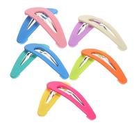 FRCOLOR 10pcs Water Drop Hairpin Candy Hollow Out Snap Clips Hair Accessories for Little Girls Teen Girls School Party