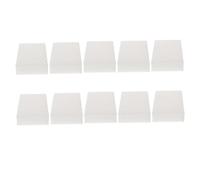 FRCOLOR 10pcs White Melamine Kitchen Cleaning Sponges Dishcloths with High-Density Compressed Material, Not Easy to Shed Hair and Leave No Stains, Household Cleaning Supply