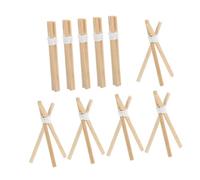 FRCOLOR 10pcs Wooden Rack for Dollhouse Decorative Campfire Supplies for Halloween Party for DIY Miniature Furniture and Creative Play