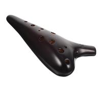 FRCOLOR 12-hole Ceramic Alto Ocarina for Beginners and Children, C Key Pottery Soprano Musical Flute, Lightweight Wind Instrument Suitable for Boys and Girls’ Practice and Performance
