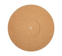 FRCOLOR 12-inch Natural Cork Turntable Record Mat Groove Ø297x3mm Disc Protective Pad for Vinyl Record Players Sound Vibration Dampening Mat