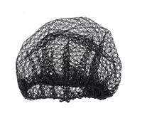 FRCOLOR 12 Pcs Elastic Hair Net Caps for Women Full Coverage Sleep Cap Kitchen Cooking Large Size Disposable Bonet Hospital Lab Manufacturing Restaurant Black