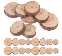 FRCOLOR 120 Pieces Natural Pine Wood Slices Discs, 2-3cm Diameter Round Wooden Circles for Crafts DIY Handmade Painting, Unfinished Wood Discs for Wedding, Christmas Decorations, and Art