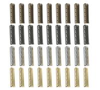FRCOLOR 120Pcs Copper Shoelace Tips Durable Replacement Caps for DIY Repair Hoodie Drawstring Ends Stylish String Caps for Sneakers Pants and Hoodies