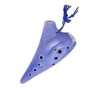 FRCOLOR 12hole Ocarina Flute Alto Traditional Ceramic Musical Instrument Beginner Wind Ocarina for Boy Girl Students Practice