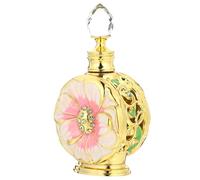 FRCOLOR 12ml Essential Oil Bottle Glass Perfume Container Portable and Not Easy to Break with Creative Decorative Chic Style for Daily Use and Travel