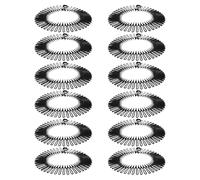 FRCOLOR 12pcs Comb Headbands for Women Flexible Hair Comb Clips with Teeth Black Abs Multi-purpose Design Invisible Hair Styling Accessories for Special Styling Needs and Daily Management
