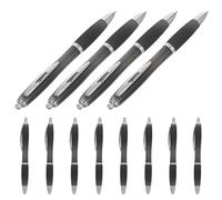 FRCOLOR 12pcs Comfort Grip Ballpoint Pens Black Ink Medium Point Retractable Plastic Pens for School Season Decor and Assignments Smooth Writing Stationery Supplies for Professionals