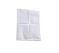 FRCOLOR 12PCS Drawstring Non-Woven Shoe Bags Travel Shoe Storage Organizer Dustproof Footwear Pouch for Daily Use White Color