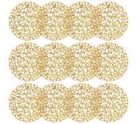 FRCOLOR 12pcs Eid Mubarak Serving Tray Set for Ramadan Tableware, Plastic Material with Simple and Generous Style, for Desktop and Bathroom Organizing and Easy to Carry