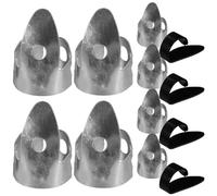 FRCOLOR 12pcs Guitar Finger Picks Thumb Finger Picks for Electric Guitar Stringed Instrument Accessories for Fingerstyle Playing