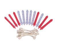 FRCOLOR 12pcs Hair Perm Rods Cold Wave Styling Tools for Long and Hair Non-damaging Portable Curling Rods for Home Salon Use Versatile Hairdressing Accessories