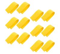 FRCOLOR 12pcs High Visibility Yellow Pvc Agility Training Markers Flat Spot Markers for Outdoor Basketball and Soccer Courts Weather-resistant Performance, for Professional Use and Speed