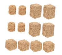 FRCOLOR 12pcs Mini Hay Bales Straw Model Stackable Fake Grass for Crafts Realistic Dollhouse Farm Decoration Compact Portable for DIY Table Centerpieces and Seasonal Displays