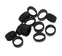 FRCOLOR 12pcs Model Cars DIY Assembly High Precision Drift Wheels Fit Rc Car Truck Helicopter Model Parts Rubber for High-speed Drifting Building Projects