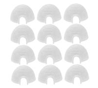 FRCOLOR 12pcs Plastic Ice House Figures Miniatures for Fairy Garden Decor Lifelike Craft Model for Home Desktop Terrarium and Outdoor Landscape Creative Micro Landscape Supplies