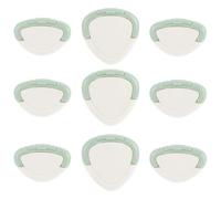 FRCOLOR 12pcs Safety Plug Cover Socket Plug Cover Abs Green Socket Protection Secure Fit for Room Home