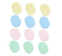 FRCOLOR 12pcs Thick Cleansing Facial Sponges Lightweight Makeup Removal Puff Soft Face Cleaning Sponges for Daily and Professional Use